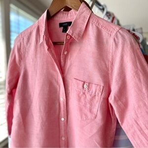 J. Crew Pink Button Down Shirt